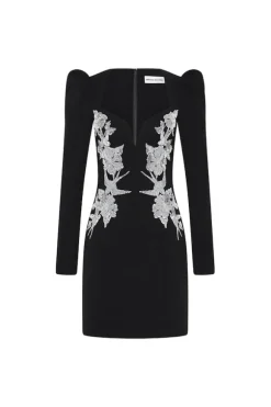 Monroe Long Sleeve Mini Black