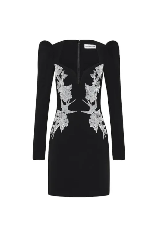 Monroe Long Sleeve Mini Black