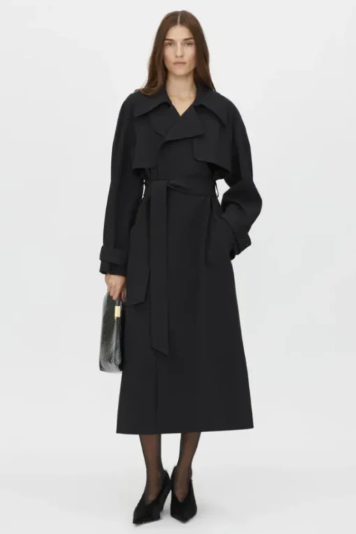 Moriallas Trench Coat Black