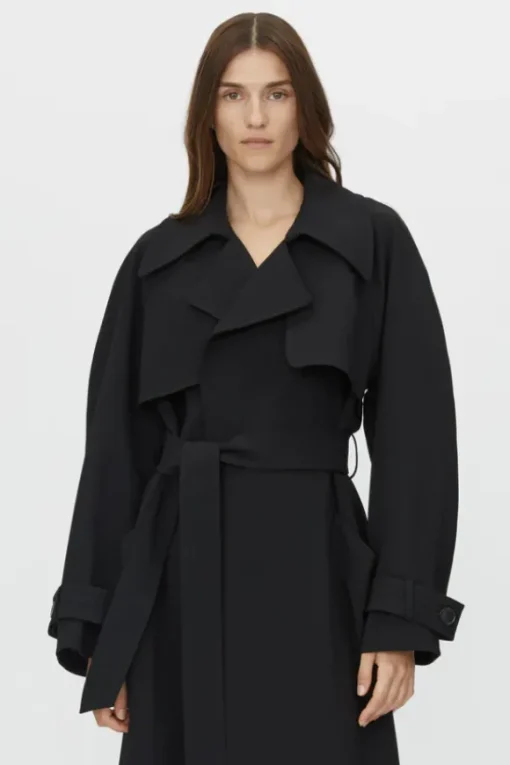 Moriallas Trench Coat Black