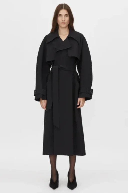 Moriallas Trench Coat Black