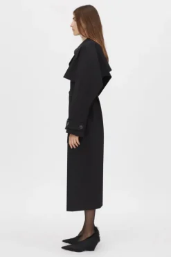 Moriallas Trench Coat Black