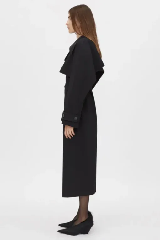 Moriallas Trench Coat Black