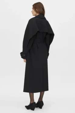 Moriallas Trench Coat Black