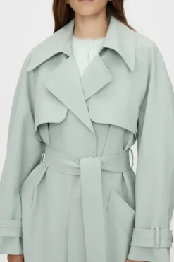 Moriallas Trench Coat Sage Green