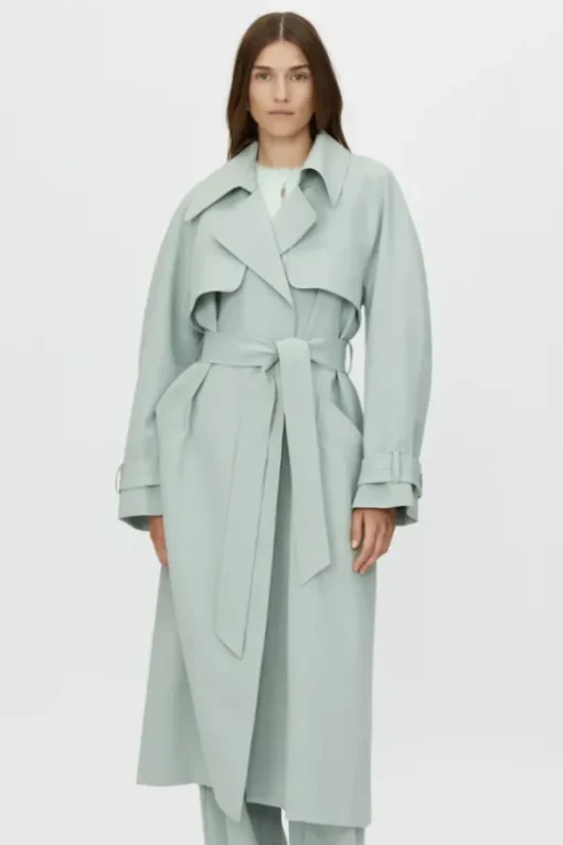 Moriallas Trench Coat Sage Green