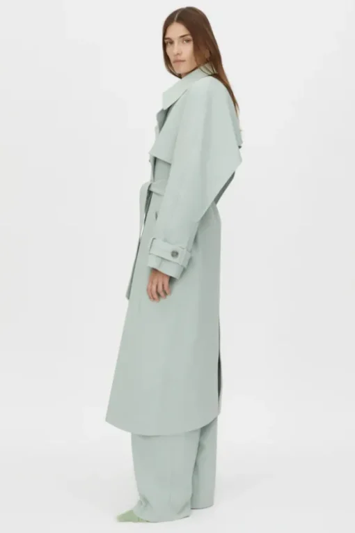 Moriallas Trench Coat Sage Green