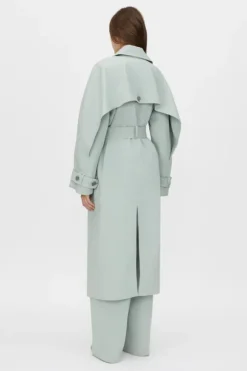 Moriallas Trench Coat Sage Green