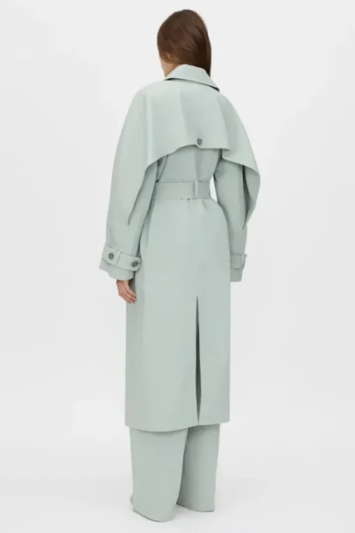 Moriallas Trench Coat Sage Green