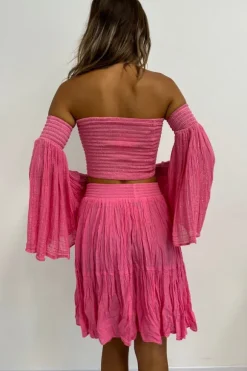 Myrto Mini Skirt Pink
