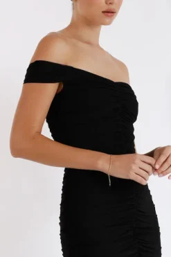 New Horizon Tapered Midi Black