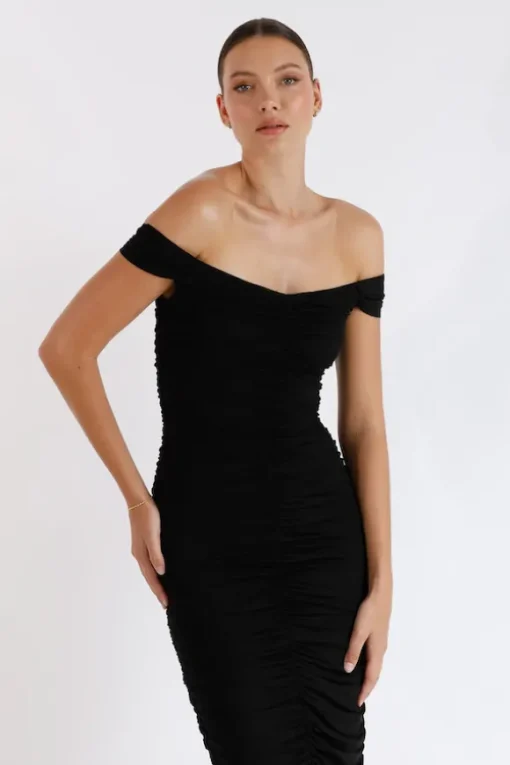 New Horizon Tapered Midi Black