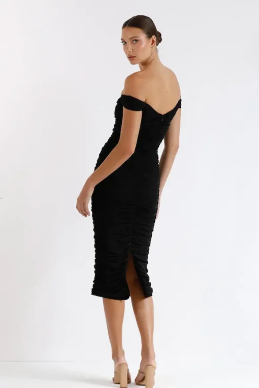 New Horizon Tapered Midi Black