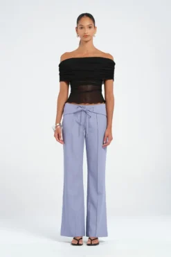 Nico Off Shoulder Top Black