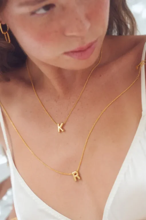 Nouvelle Letter Necklace