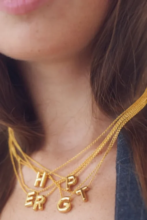 Nouvelle Letter Necklace