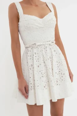 Nuvola Buster Mini Dress Ivory