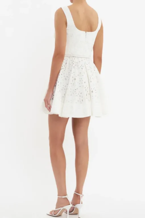 Nuvola Buster Mini Dress Ivory