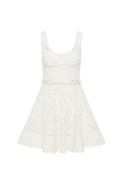 Nuvola Buster Mini Dress Ivory