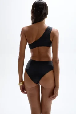 Orbit Butterfly Cut-Out Swimsuit Black