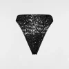 Paillettes 90's Slip Black