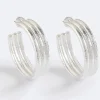 Palm Spring Hoops Silver