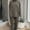 Pascal Cashmere Blend Pant Army Green