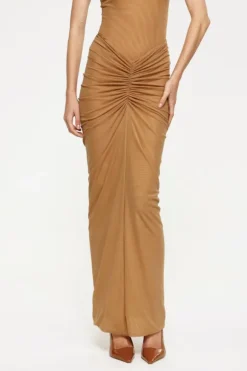 Pilar Mesh Skirt Dark Skin
