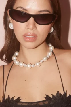 Pills 'n Pearls Studs Silver