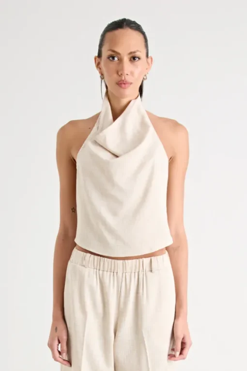 Pino Cowl Top Natural