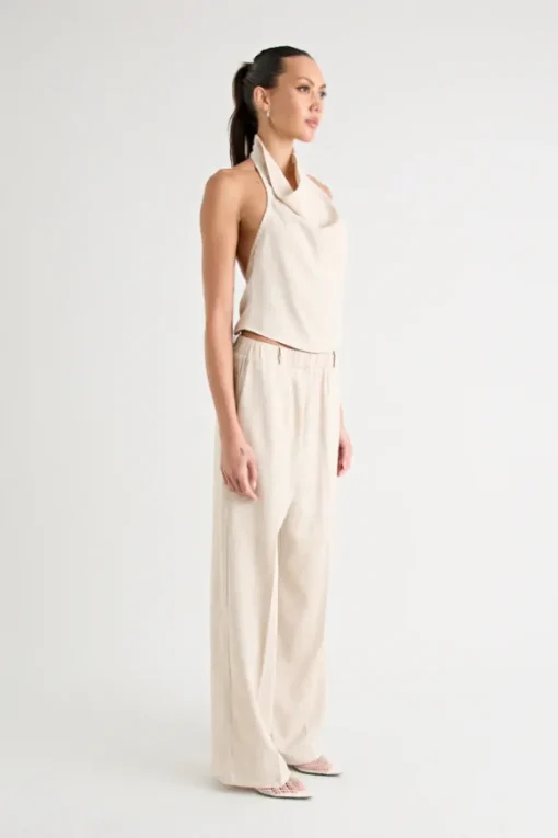 Pino Wide Leg Pant Natural