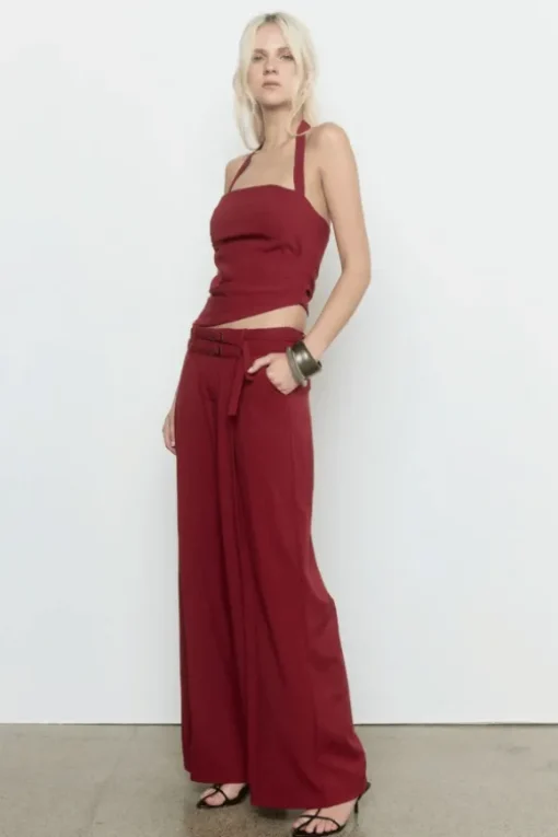 Priya Top Cranberry