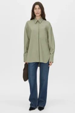 Ramon Shirt Light Khaki Marle