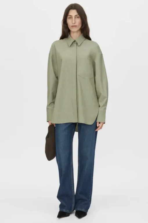 Ramon Shirt Light Khaki Marle