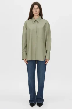 Ramon Shirt Light Khaki Marle