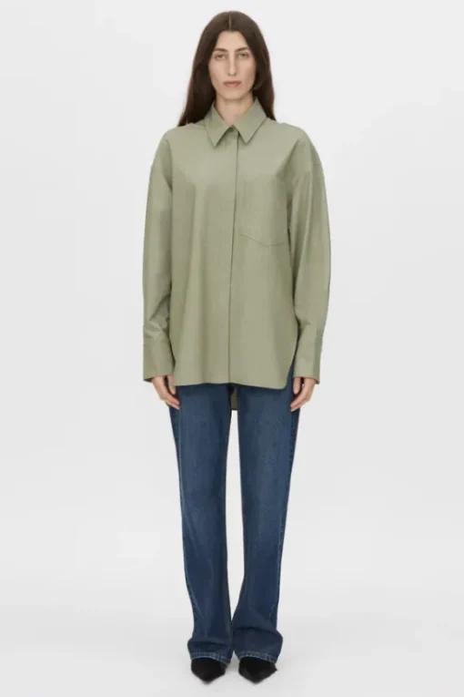 Ramon Shirt Light Khaki Marle