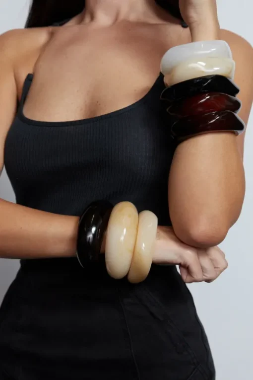 Resin Bangle Brown