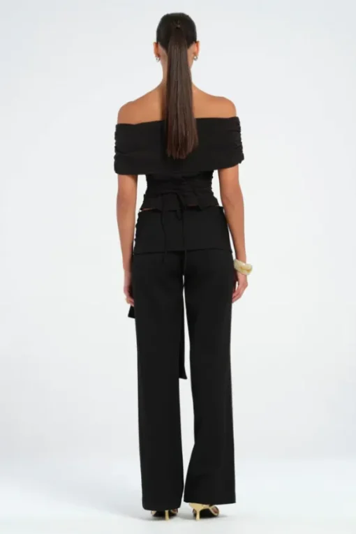 Rudi Off Shoulder Top Black
