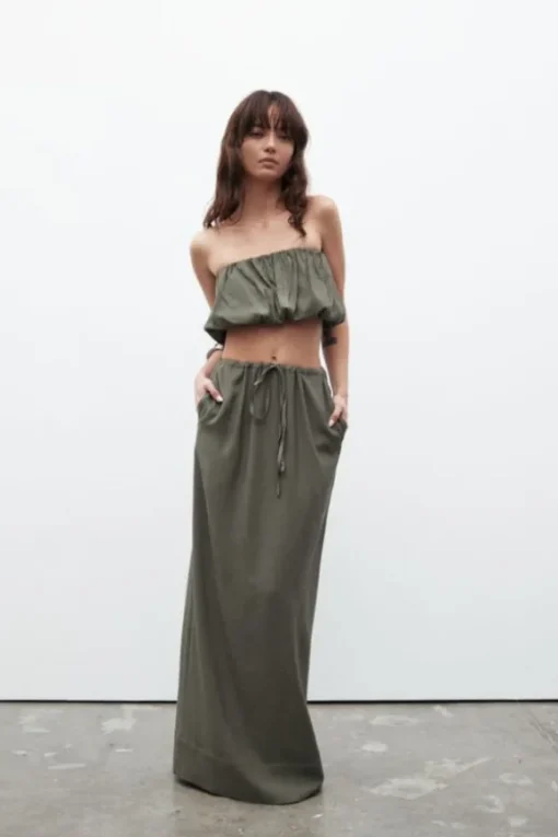 Selena Skirt Slate