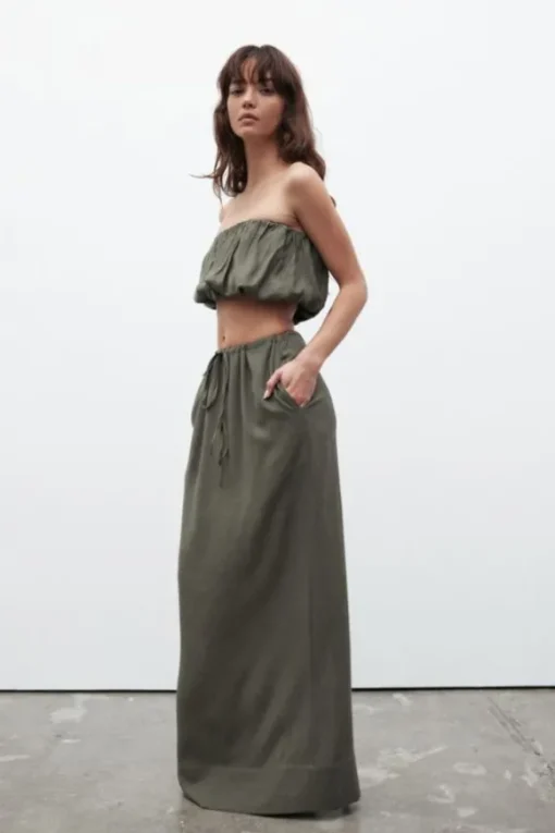 Selena Skirt Slate