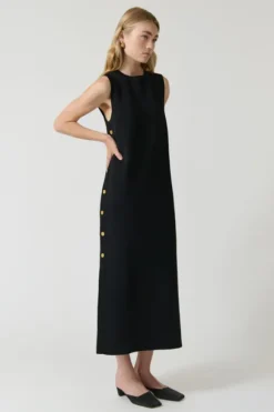 Selena Tunic Long Black