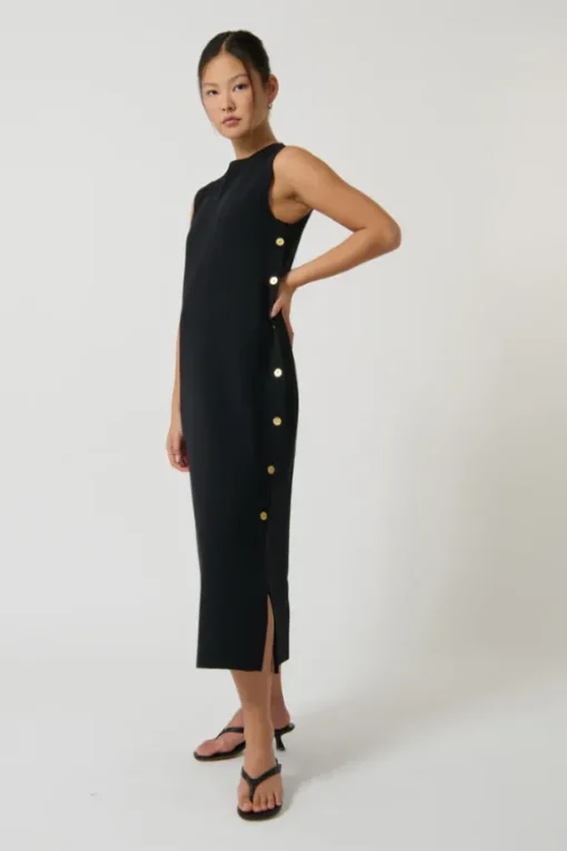 Selena Tunic Long Black