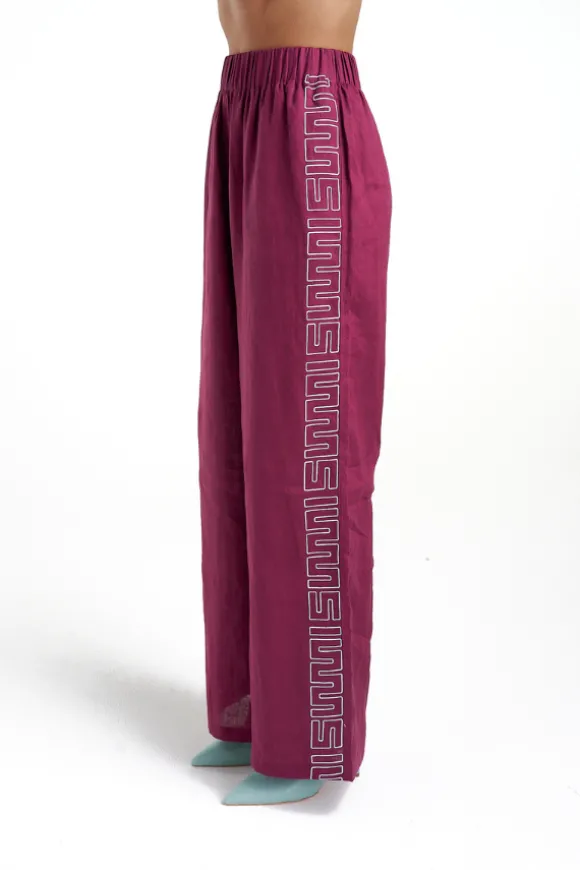 Sig Linen Pant Plum