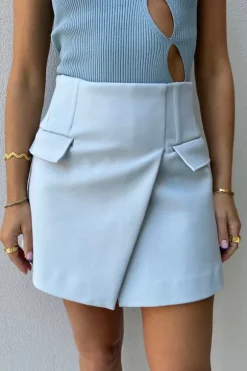 Sneaky Mini Skirt Baby Blue