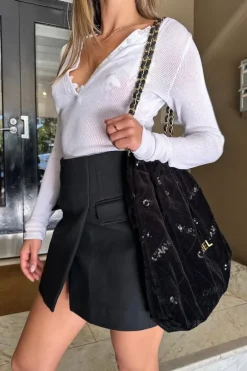 Sneaky Mini Skirt Black
