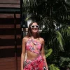 Spectacle Swimsuit Flamenco Stripe