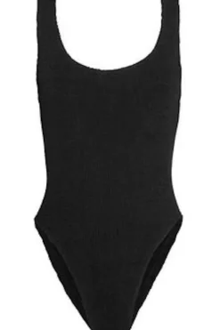 Square Neck Swim Black