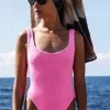 Square Neck Swim Bubblegum