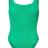 Square Neck Swim Emerald