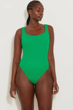 Square Neck Swim Emerald